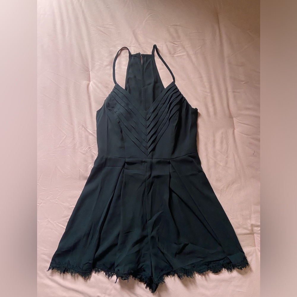 Bcbgeneration Elegant Black Romper - image 1